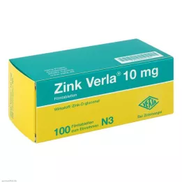 ZINK VERLA 10 mg õhukese polümeerikattega tabletid, 100 tk