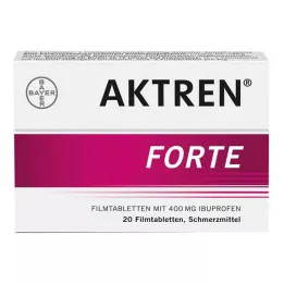 AKTREN forte õhukese polümeerikattega tabletid, 20 tk
