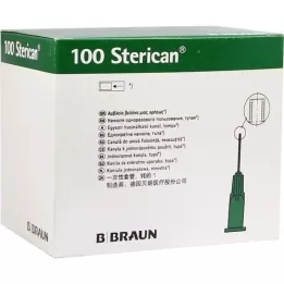 STERICAN Kanüülid 21 Gx7/8 0,8x22 mm tömbid, 100 tk