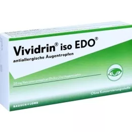 VIVIDRIN ISO EDO aasaaruloogilised silmatilkud, 20x0,5 ml