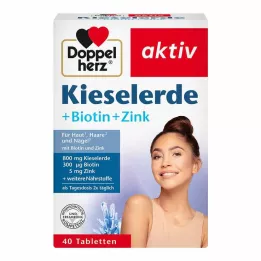 DOPPELHERZ Räni+Biotiin+tsink tabletid, 40 tk