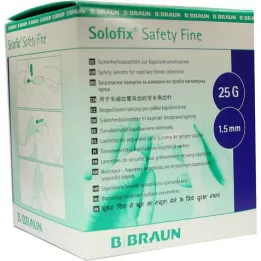 SOLOFIX Peened turvalantsetid 25 Gx1,5 mm, 200 tk