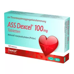 ASS Dexcel 100 mg tabletid, 100 tk