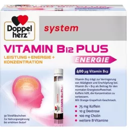 DOPPELHERZ B12 -vitamiin pluss süsteem DrinkAmpull, 30x25 ml