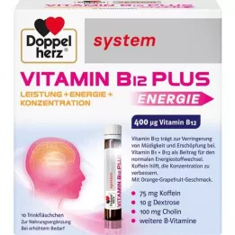 DOPPELHERZ B12 -vitamiin pluss süsteem DrinkAmpull, 10x25 ml