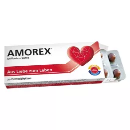 AMOREX armastuse- ja eraldumise tabletid, 20 tk