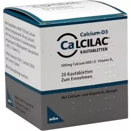 CALCILAC närimistabletid, 20 tk