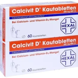 CALCIVIT D närimistabletid, 120 tk
