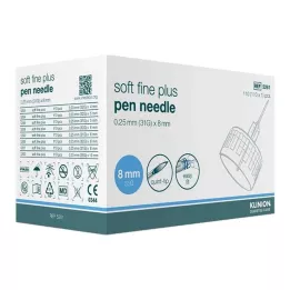 KLINION Pehmed peened pluss -pliiatsi nõelad 0,25x8 mm 31 g, 110 tk