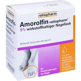Amorofin-ratiopharm 5% toimeaine. Küünelakk, 5 ml