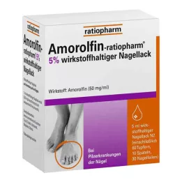 AMOROLFIN-ratiopharm 5% toimeainega küünelakk, 5 ml