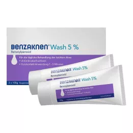 BENZAKNEN Pesu 5% suspensioon, 2X100 g