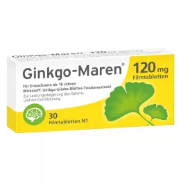 GINKGO-MAREN 120 mg õhukese polümeerikattega tabletid, 30 tk