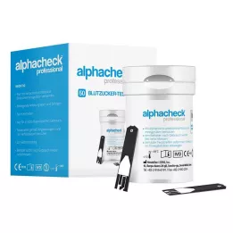 ALPHACHECK professionaalsed veresuhkru testribad, 50 tk