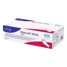 PEHA-SOFT Nitriil White Unt.hands.unsteril Pf S, 200 tk