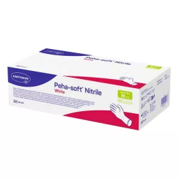 PEHA-SOFT nitriil valge unt.hands.unsteril Pf m, 200 tk