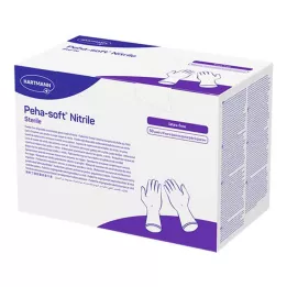 PEHA-SOFT nitriilist kaitsekindad steriilsed pulbrivabad L, 50X2 tk