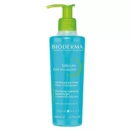 BIODERMA Sebium Gel Moussant puhastusgeel, 200 ml