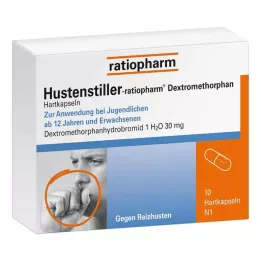 HUSTENSTILLER-ratiopharm Dekstrometorfaani kapslid, 10 tk