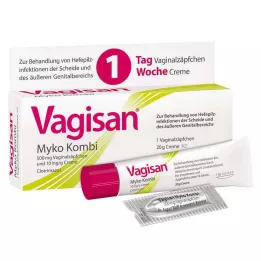 VAGISAN Myko Kombi 1-päevane teraapia, 1 p