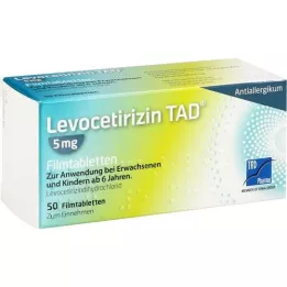 Levootirizin TAD 5 mg FTA, 50 tk