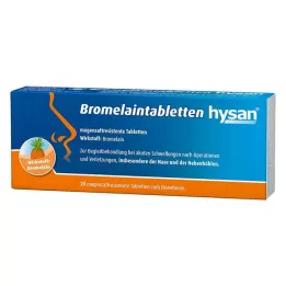 BROMELAIN TABLETTEN Hysan gastroresistentsed tabletid, 20 tk
