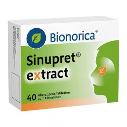 SINUPRET ekstraktiga kaetud tabletid, 40 tk