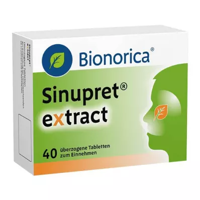 SINUPRET ekstraktiga kaetud tabletid, 40 tk