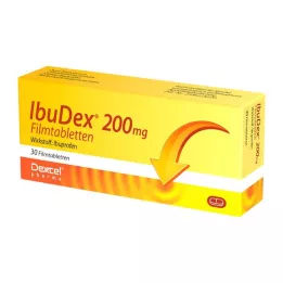 IBUDEX 200 mg õhukese polümeerikattega tabletid, 30 tk
