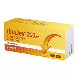 IBUDEX 200 mg õhukese polümeerikattega tabletid, 50 tk