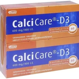 CALCICARE D3 närimistabletid, 120 tk