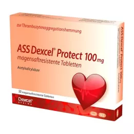 ASS Dexcel Protect 100 mg gastroresistentsed tabletid, 50 tk