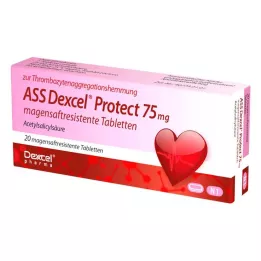 ASS Dexcel Protect 75 mg gastroresistentsed tabletid, 20 tk