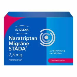NARATRIPTAN Migreen STADA 2,5 mg õhukese polümeerikattega tabletid, 2 tk