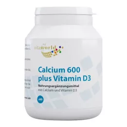 CALCIUM 600 pluss D3 tablett, 60 tk