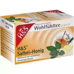 H&amp;S Hea enesetunde tee salvei mesi sidrunipudeliga, 20X2,0 g
