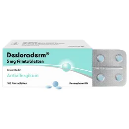 Desloraderm 5 mg õhukese polümeerikattega tabletid, 100 tk