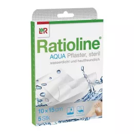 RATIOLINE aqua dušikrohv Plus 10x15 cm steriilne, 5 tk