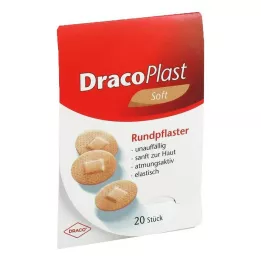 DRACOPLAST Pehme krohv 2,2 cm ümar nahasõbralik, 20 tk