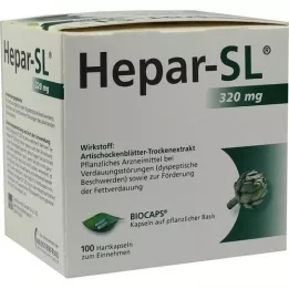 HEPAR-SL 320 mg kõvakapslid, 100 tk