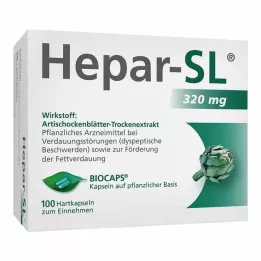 HEPAR-SL 320 mg kõvakapslid, 100 tk