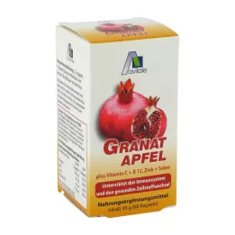 GRANATAPFEL 500 mg pluss vit.c+B12+zink+seleeni mütsid., 60 tk