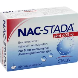 NAC STADA AKUT 600 mg kihisevates tabletid, 20 tk