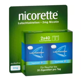NICORETTE värske piparmündi 2 mg pressitud pastillid, 80 tk