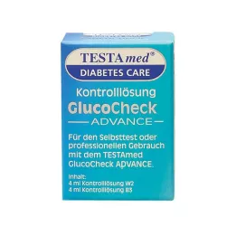 TESTAMED GlucoCheck Advance kontrolllahus, 4 ml