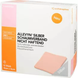 ALLEVYN Hõbedavahusegu 14x16 cm mittekleepuv, 12 tk