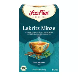 YOGI TEA Lagritsa piparmündi orgaanilised filtrikotid, 17X1,8 g