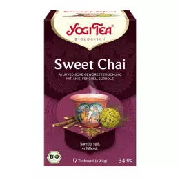 YOGI TEA Sweet Chai orgaanilised filtrikotid, 17X2,0 g
