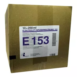 ELEKTROLYT Inf.-LSG. 153 PE-pudel, 10x250 ml