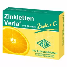 ZINKLETTEN Verla oranžid pastillid, 100 tk